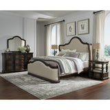 Pulaski Furniture Cooper Falls Shelter-Back Upholstered Bed P342-BR-K5-PULASKI
