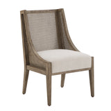 Marceline Antique Grey Oak Cane Accent Chairs (Set of 2)