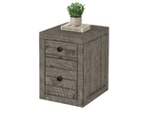 Parker House Tempe - Grey Stone Rolling File Cabinet Grey Stone Solid Pine Plank / Pine Solids / Birch Veneers TEM#375-GST