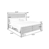 Samuel Lawrence Furniture Durango Panel Bed S868-BR-K3-SAMUEL-LAWRENCE