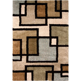 Wild Weave Huffing Machine Woven Polypropylene Transitional Made In USA Area Rug