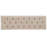 Homelegance By Top-Line Timmey Premium Tufted Reclaimed 52-inch Upholstered Bench Brown Rubberwood