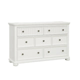 Samuel Lawrence Furniture Savannah 7-Drawer Dresser - White Finish S920-410 S920-410-SAMUEL-LAWRENCE