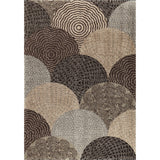 Wild Weave Oystershell Machine Woven Polypropylene Contemporary Made In USA Area Rug