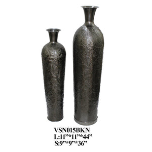 2 Piece Black Nickel Vase VSN015BKN VSN015BKN FALSE