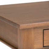 Hearth and Haven Wood End Table with Drawer B136P158135 Light Brown