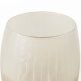 Mercana Agnetha Vase Gold/Cream Glass | 9H