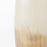 Mercana Agnetha Vase Gold/Cream Glass | 14H