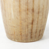 Mercana Agnetha Vase Gold/Cream Glass | 14H