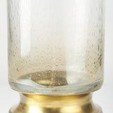 Mercana Adriatic Vase Gold Glass | 11H