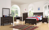 New Classic Furniture Sevilla Twin Bed - Walnut Y2264-510-FULL-BED