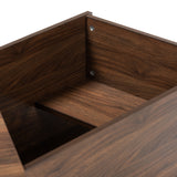Baxton Studio Skylar Modern and Contemporary Walnut Brown Finished Cat Litter Box Cover House