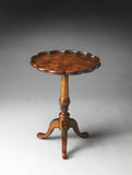 Butler Specialty Dansby Olive Ash Pedestal  Side Table 1482101