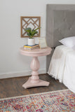 Stanton Accent Side Table, Pink