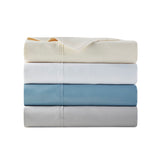700 Thread Count Casual 60% Cotton 35% Polyester 5% Lyocell Triblend Antimicrobial Sheet Set in Light Grey