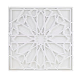 Boho Notion Global Inspired 24X24" Square Mdf Carved Wall Panel