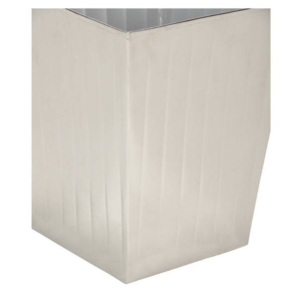 Ribbed Wastebasket English Elm