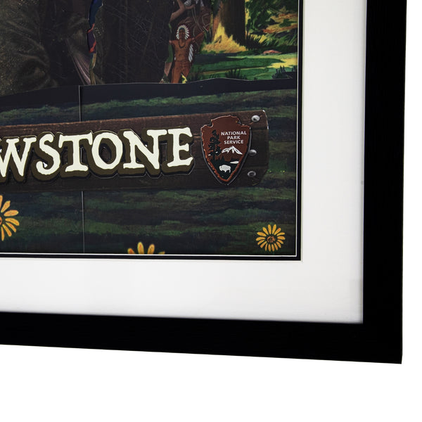 Yosemite Home Decor 3220031 24 x 36 in. Yellowstone 3D Collage Framed Wall  Art, 1 - Fry's Food Stores