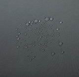 Nizuc Waterproof Fabric / Aluminum / Foam Contemporary Grey Waterproof Fabric Outdoor Patio Modular Sofa - 180" W x 30" D x 34" H