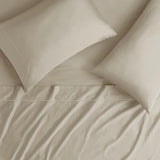 Madison Park 600 Thread Count Casual 100% Pima Cotton Sateen Antimicrobial Sheet Set MP20-7997