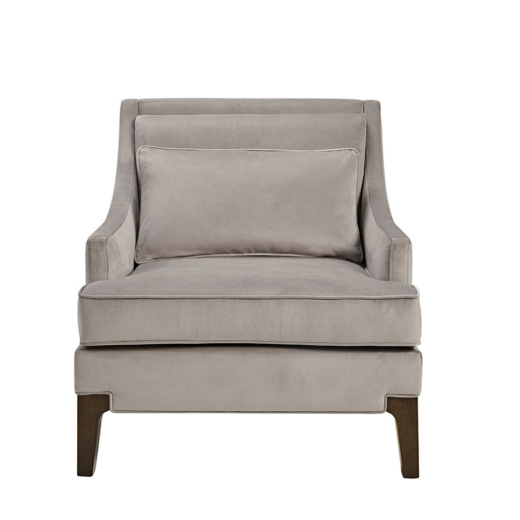 Anna Upholstered King Louis back Side Chair in Vintage Gray, 2