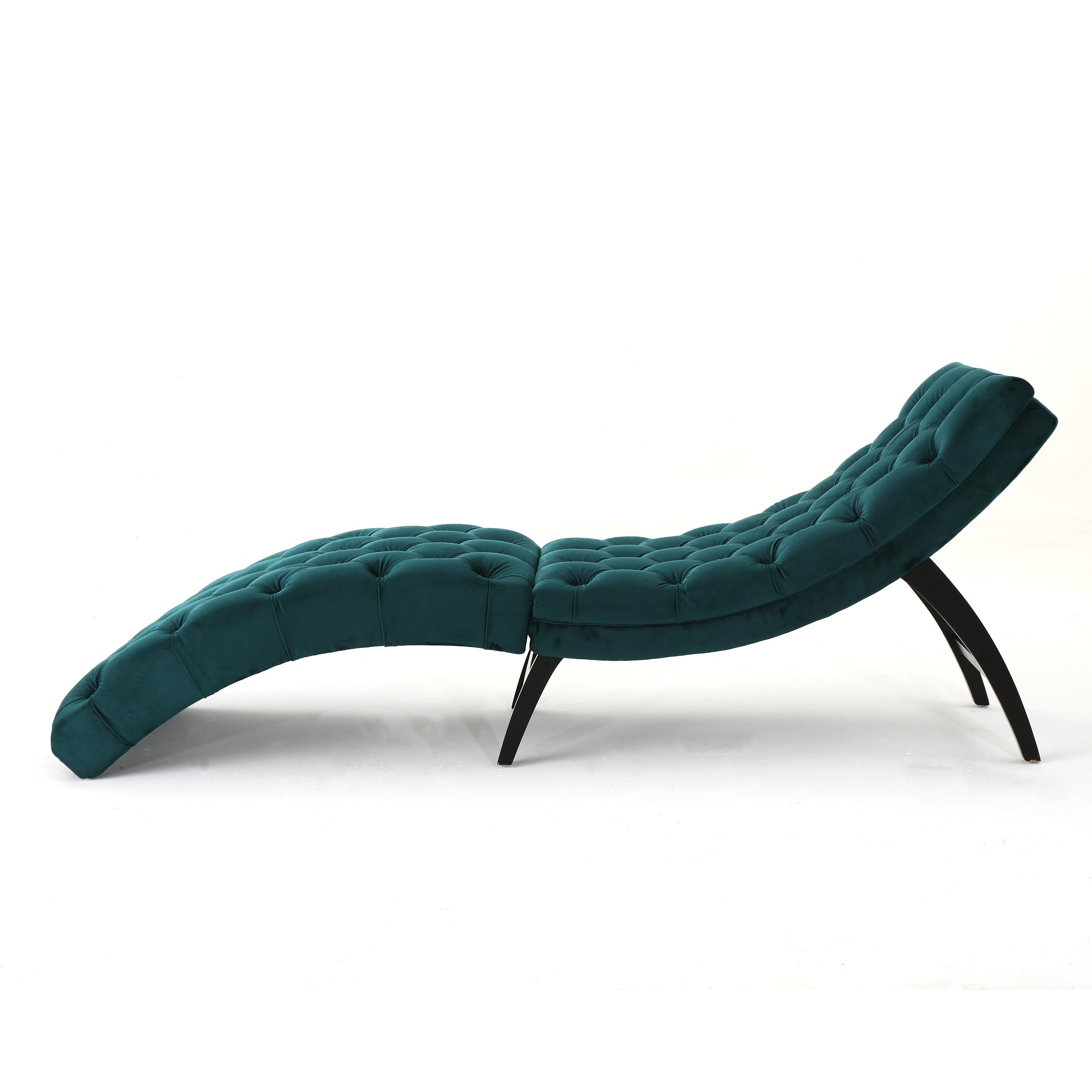 Teal chaise discount