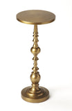 Butler Specialty Darien Antique Gold Pedestal End Table 4324226