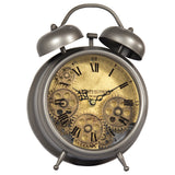 Yosemite Home Decor Gunpowder And Brass Gears Table Top Clock 5120008-YHD