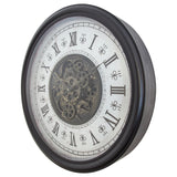 Yosemite Home Decor Classic Chic Wall Clock With Gears 5140030-YHD