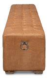 "Beam" Bench Tufted Leather