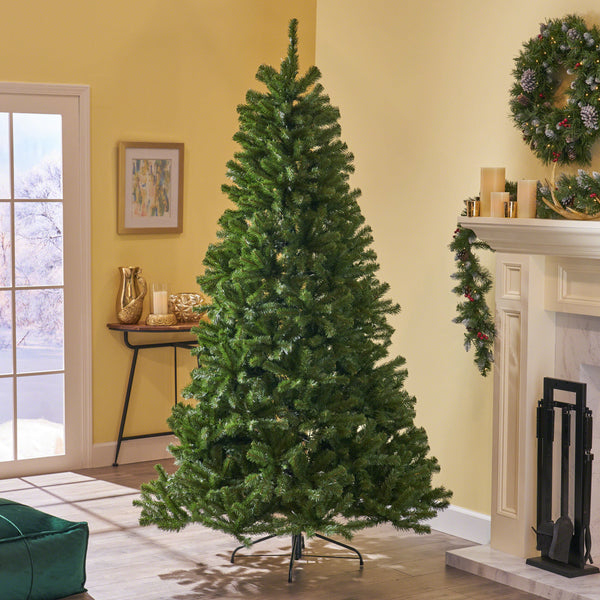 Artificial Noble Fir Realistic Christmas Tree Unlit 7ft/6ft Free