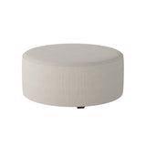 Fusion 140-C Transitional Cocktail Ottoman 140-C Truth or Dare Salt 39" Round Cocktail Ottoman