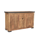 Noble House Broome Modern Industrial Mango Wood Sideboard, Natural Finish and Black 310301-NOBLE-HOUSE Natural Finish, Black