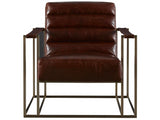 Accents Jensen Accent Chair-Brown Leather