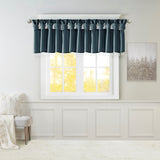 Emilia Transitional Lightweight Faux Silk Valance With Beads