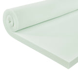 Clean Spaces 3" Green Tea Foam Topper with Cooling Cover Casual 40% Rayon From Bamboo 60% Polyester Foam Topper With Bamboo Knit Cover CSP16-1529