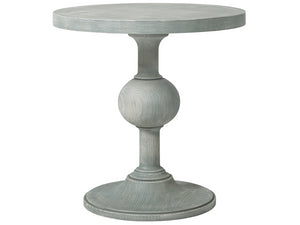 Universal Furniture Coastal Living Round Pedestal End Table 833A815-UNIVERSAL