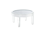 Noralie Glam Coffee Table Mirrored & Faux Diamonds 84710-ACME