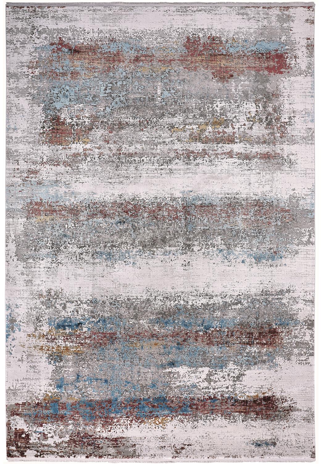 Cadiz Viscose/Acrylic Machine Made Industrial Rug – English Elm