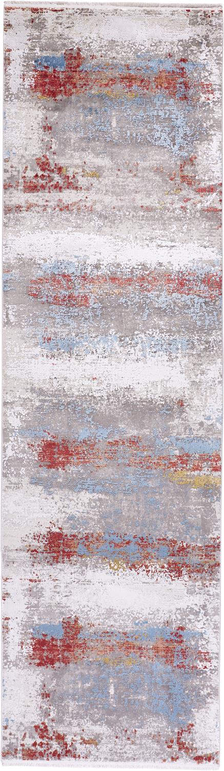 Cadiz Viscose/Acrylic Machine Made Industrial Rug – English Elm