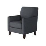 Fusion 702-C Transitional Accent Chair 702-C Truth or Dare Navy Accent Chair