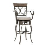 Beeson Big and Tall Stool Pewter