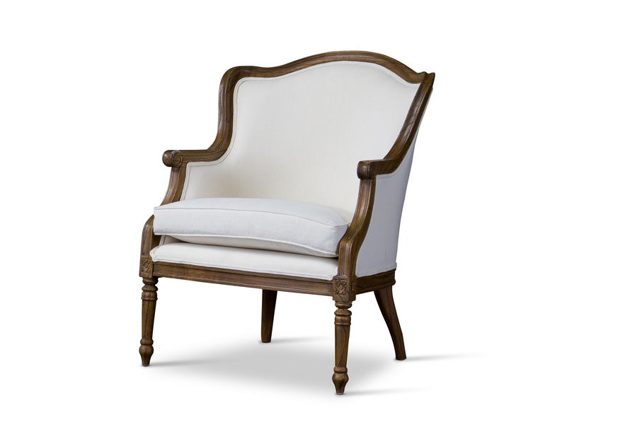 Charlemagne Traditional Accent Chair English Elm