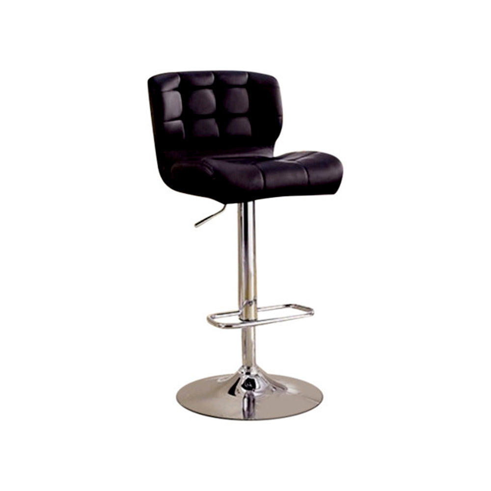 Kori Contemporary Bar Chair Black Finish English Elm