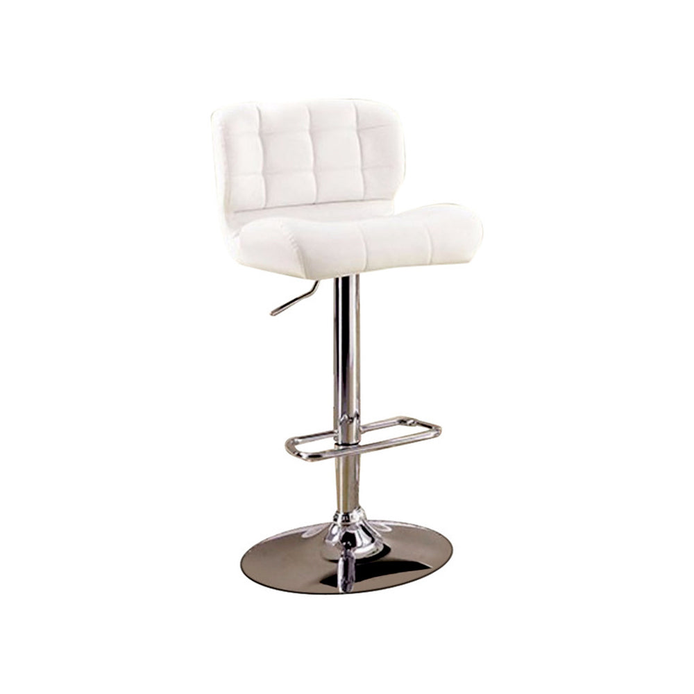 Kori Contemporary Bar Chair White Finish English Elm