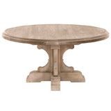 Essentials for Living Bella Antique Bastille Round Dining Table Base 8078-RD.SGRY-PNE
