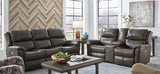 Southern Motion Shimmer 353-61P Transitional  Power Headrest Reclining Sofa with USB Ports 353-61P 957-18