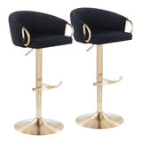 Claire Adjustable Bar Stool - Set of 2