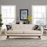 Engage Upholstered Fabric Sofa Beige EEI-1180-BEI