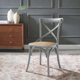 Gear Dining Side Chair Light Gray EEI-1541-LGR